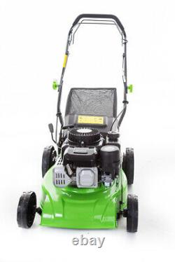 16? Self Propelled Petrol Lawn Mower With Steel Deck & Central Height Adjustment