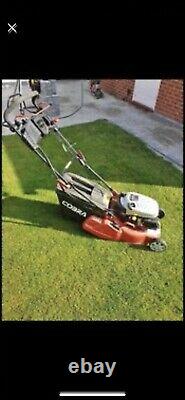 Cobra petrol self drive lawn mower with rear roller