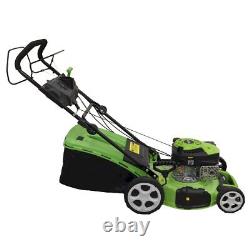 Dellonda Self Propelled Petrol Lawnmower Grass Cutter 144cc 18 4-Stroke DG101