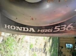HONDA HRG536C self propelled petrol lawn mower, 21 inch no grass collection bag