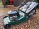 Hayter 48 Self Propelled Petrol Lawn Mower Rear Roller Lawn, Wide Mouth, Stripes