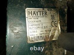 Hayter Harrier 41 Electric Start Roller Self Propelled Lawn mower Starts runs