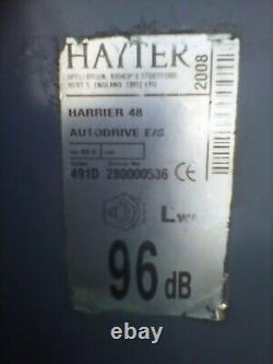 Hayter Harrier 48 lawnmower electric start self propelled