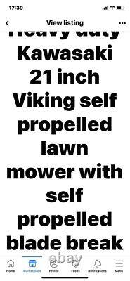 Heavy Duty 21 inch Viking Self propelled lawn mower