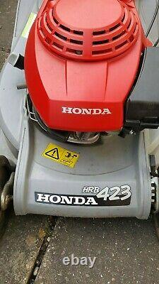 Honda HRB 423 Self Propelled mower 17in/43cm Cut, Rear Roller Original Manual