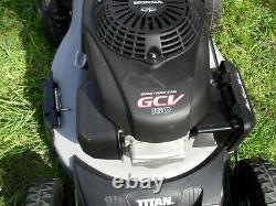 Honda High Performance Lawn Mower. Easy Start GVC 160. Self Propelled 4 stroke