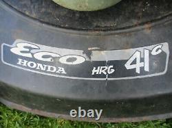 Honda Izy Hrg 415c Sd 16 Self Propelled Rotary Mower C/w Box 4 Stroke Petrol