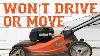 How To Fix A Self Propelled Lawn Mower That Won T Move Video
