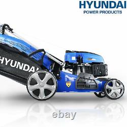 Hyundai 139cc Petrol Self Propelled Mulching Lawnmower 18'' cut mower HYM460SP