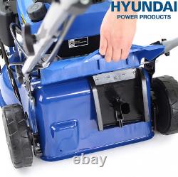 Hyundai 17/43cm 139cc Self-Propelled Petrol Lawnmower 43cm Cut Pull Start