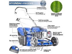Hyundai HYM430SPR 17in 430mm 139cc Self-Propelled Petrol Roller Lawnmower