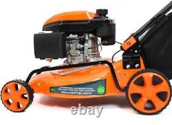 Lawn Mower Petrol Self propelled Lawnmower 18 46cm 139cc Hyundai Motor FREE OIL