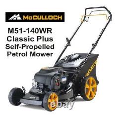 McCulloch M51-140WR Classic+ 140cc Self Propelled Petrol Lawn Mower