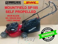 Mountfield Sp185 Petrol Lawnmower Self Propelled 46cm Blade 60l Collector Box
