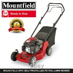 Mountfield Sp41 Self Propelled Petrol Lawnmower 39cm Blade 40l Grass Box