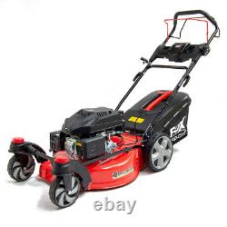 Petrol Lawn Mower 20 Fox Zero Turn Quad-Cut Self Propelled 196cc