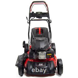 Petrol Lawn Mower Self Propelled Electric Start 4 Blade Turbo Fox 20 51cm 196cc