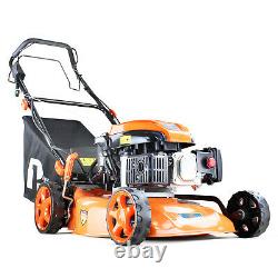 Petrol Lawnmower Self Propelled Lawn Mower ELECTRIC START 139cc 18 46cm
