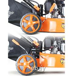 Petrol Lawnmower Self Propelled Lawn Mower ELECTRIC START 139cc 18 46cm