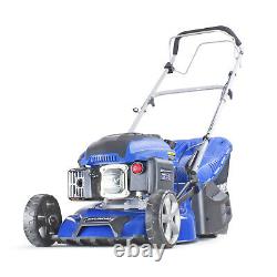 Petrol Roller Lawn Mower Self Propelled 139cc, 17 43cm Lined Cut Lawnmower