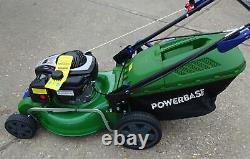 PowerBase Self Propelled Petrol Push Rotary Lawnmower 46cm 500E XSZ46E-SD Used