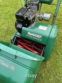 Qualcast Classic 35s Petrol Lawnmower 14 Self Propelled Refurbished/Serviced