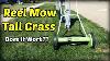 Reel Mowing Tall Grass