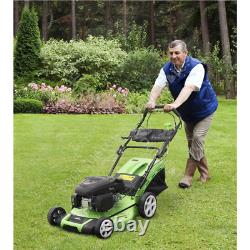 Sealey Dellonda Self-Propelled Petrol Lawnmower Grass Cutter with Height Adjustm