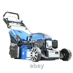Self Propelled Electric Start Petrol Roller Lawnmower 48cm Cut Lawn Mower