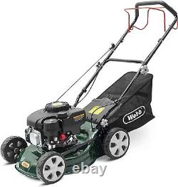 Self Propelled Petrol Rotary Lawn Mower 7 Cutting Heights Webb 123cc Engine