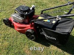 Sovereign self propelled petrol lawnmower