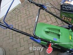 USED ONCE POWERBASE Self Propelled Petrol Lawnmower XSZ46E-SD 46cm BRIGGS 140cc