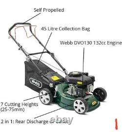 Webb Classic R410SP 41 cm Self Propelled Petrol Lawn Mower