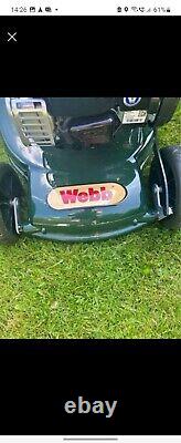 Webb RR17SP Lawn Mower, Self Propelled, Munching, Striping, 4 Stroke Petrol