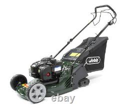 Webb'Supreme' 43cm (17) Petrol Self Propelled Rear Roller Rotary Mower