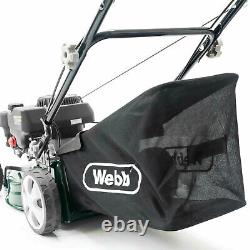Webb WER410SP Classic Self Propelled Petrol Rotary Lawnmower 410mm